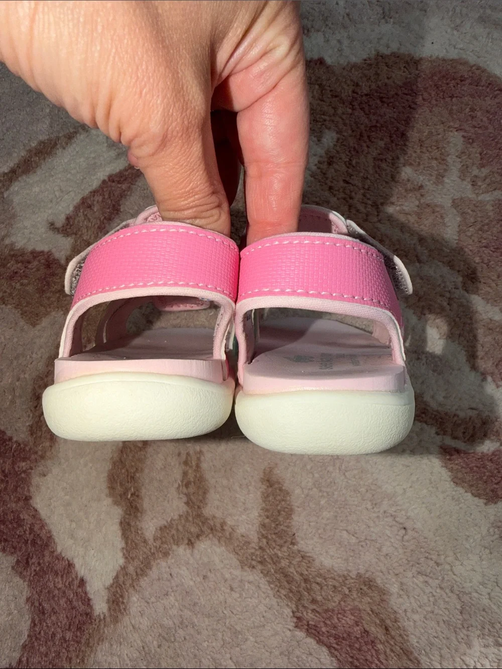 See Kai Run Girls Pastel Strappy Sandals in Pink, Mint, Yellow